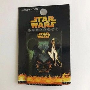 Darth Vader Mickey Star Wars Weekends Disney Pin 38599